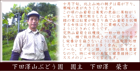 下田澤山ぶどう園　下田澤　榮吉