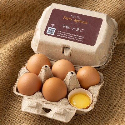 【ポイント2倍】平飼いたまご 6個×2パック (北海道 Farm Agricola) 産地直送 アグリコラ 卵