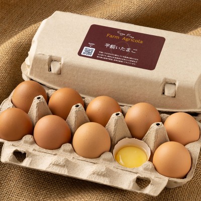 【ポイント2倍】平飼いたまご 10個×1パック (北海道 Farm Agricola) 産地直送 アグリコラ 卵