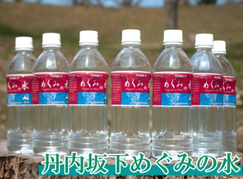 丹内坂下めぐみの水　500ml×36本(青森県　株式会社めぐみ)天然名水100選ミネラルウォーター 産地直送