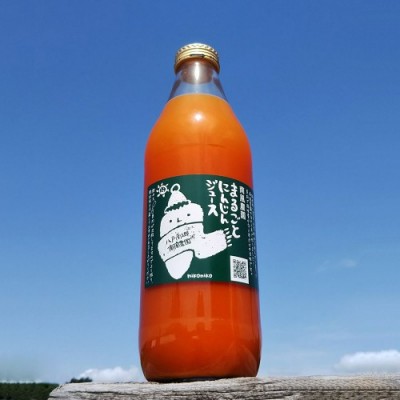 まるごとにんじんジュース 6本入(1本1000ml) (青森県 南風農園) 人参、レモン、梅エキスが入ったジュース 産地直送