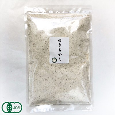 自然栽培小麦粉(強力粉)ゆきちから 300g 有機JAS (青森県 SKOS合同会社) 産地直送